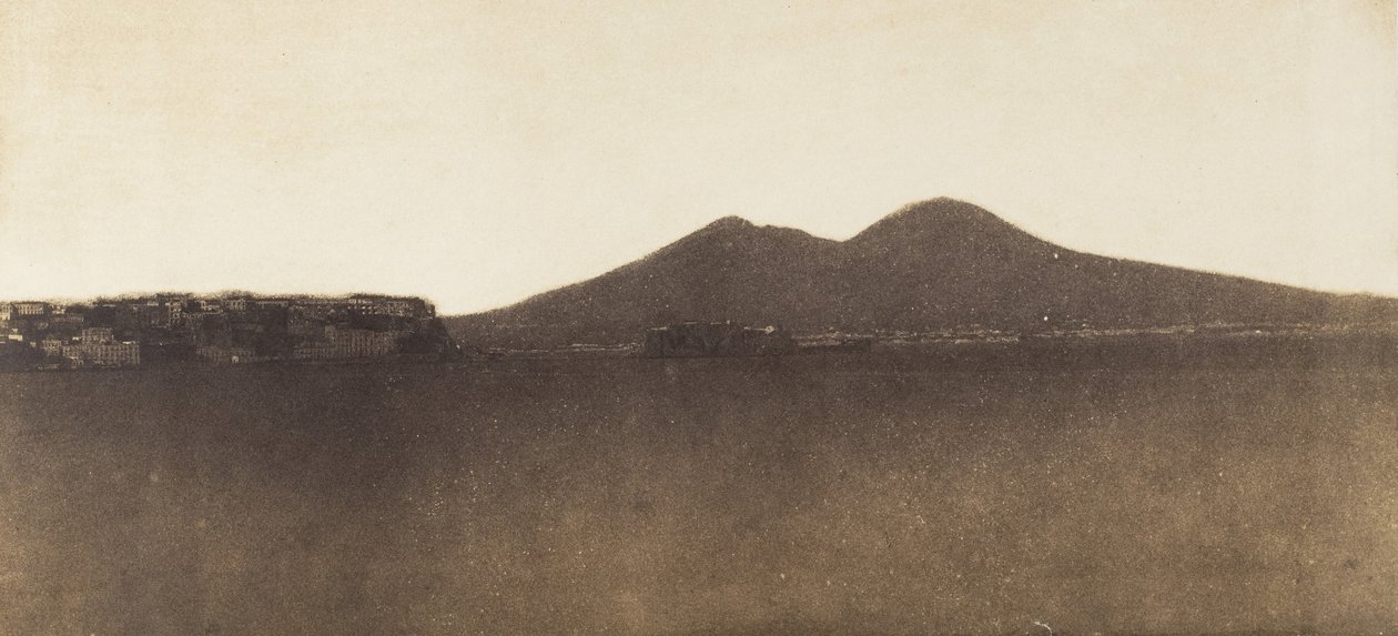 [Vesuvius Mergellinasta], n. 1855 tekijältä Giacomo Caneva