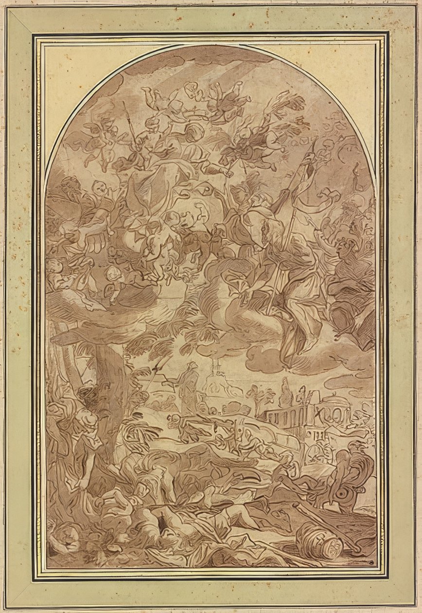 Napolin suuri rutto vuonna 1656 tekijältä Giacomo Farelli