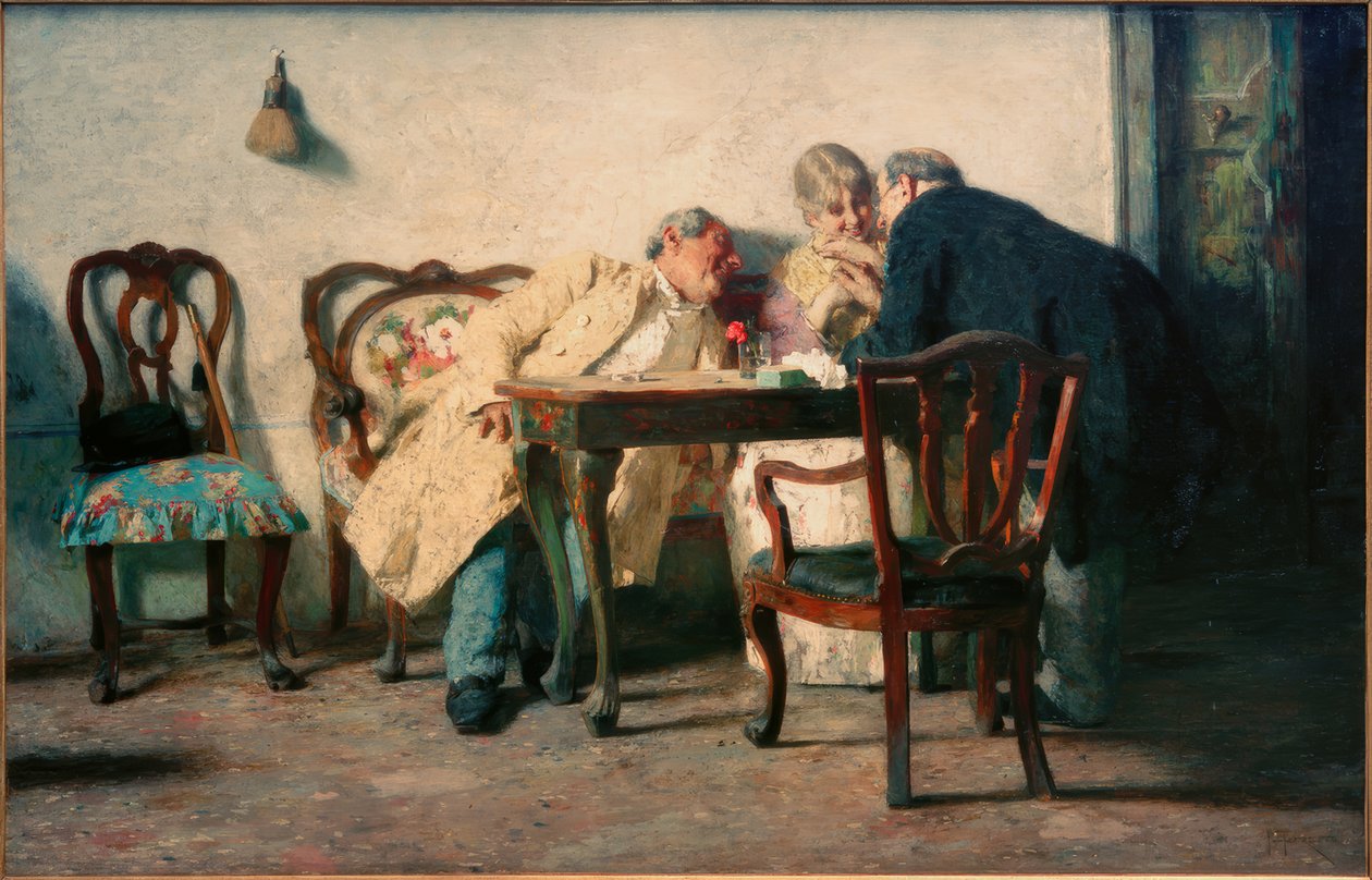 Susanna ja vanhat ihmiset tekijältä Giacomo Favretto