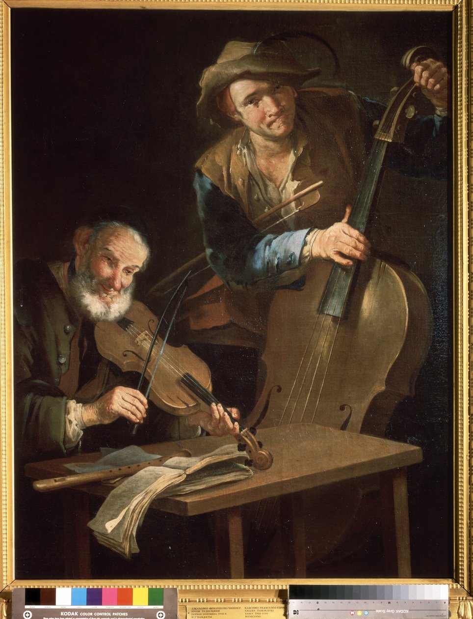 Giacomo Francesco Cipperin (1664-1736) maalaus "The Musicians" Pushkin Museum, Moskova tekijältä Giacomo Francesco Cipper