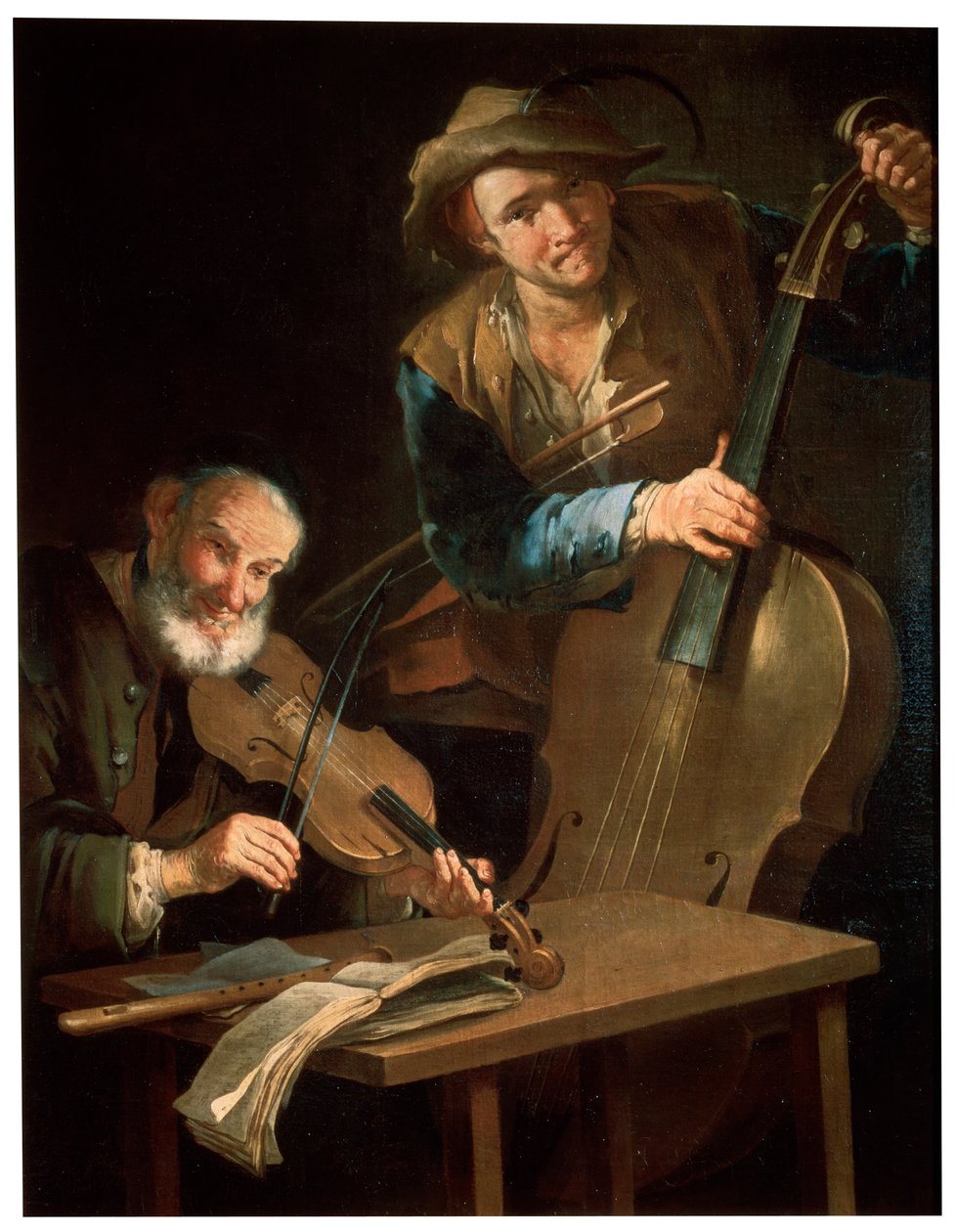 Muusikot, 1600-luvun loppu tai 1700-luku tekijältä Giacomo Francesco Cipper