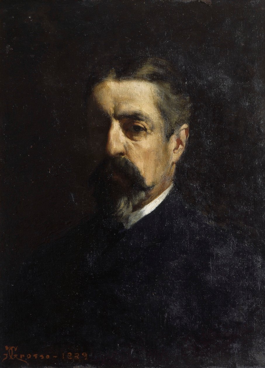 Veglio (1830-1886) kreivi Marcello Panisseran muotokuva tekijältä Giacomo Grosso