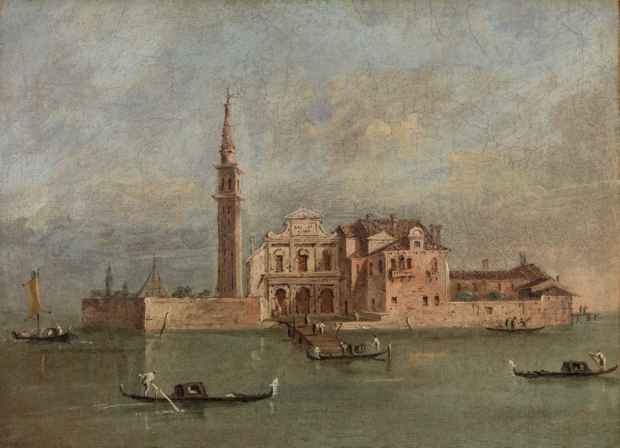 Capriccio saaresta Venetsian lagunassa tekijältä Giacomo Guardi