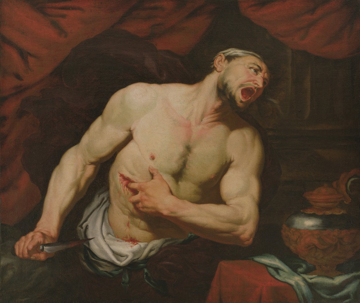 Utican Caton kuolema tekijältä Giambattista Langetti