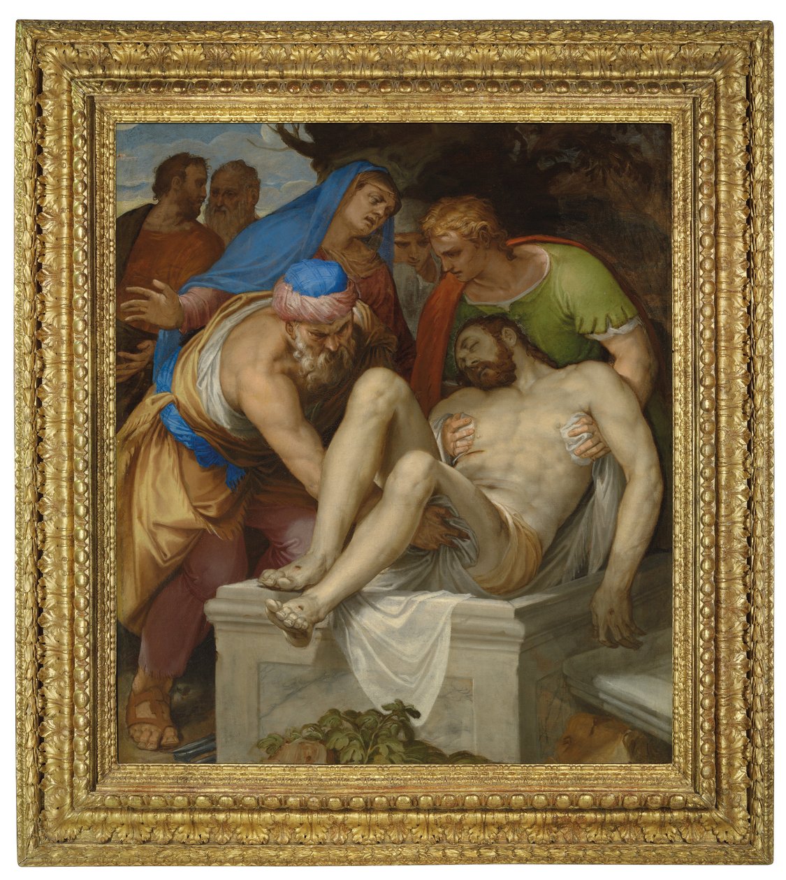 The Tombment (öljy kankaalle) tekijältä Giambattista Farinati