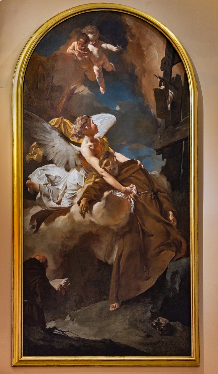 Pyhän Franciscuksen ekstaasi tekijältä Giambattista Piazzetta
