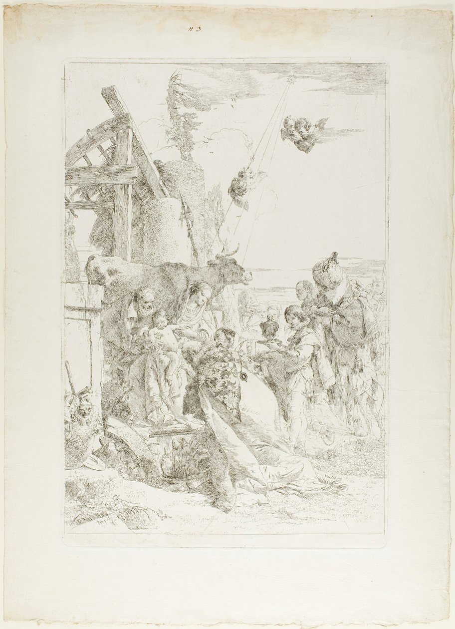 Maagien palvonta tekijältä Giambattista Tiepolo