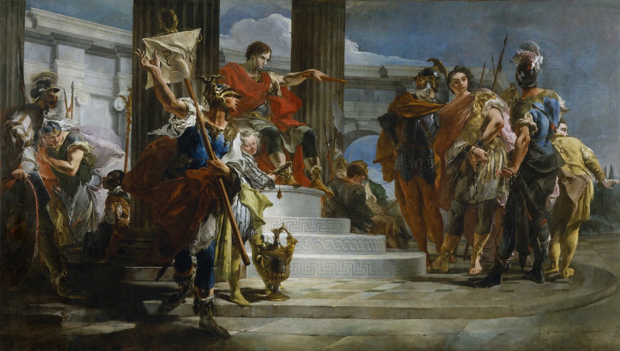Scipio Africanus vapauttaa Massiva tekijältä Giambattista Tiepolo