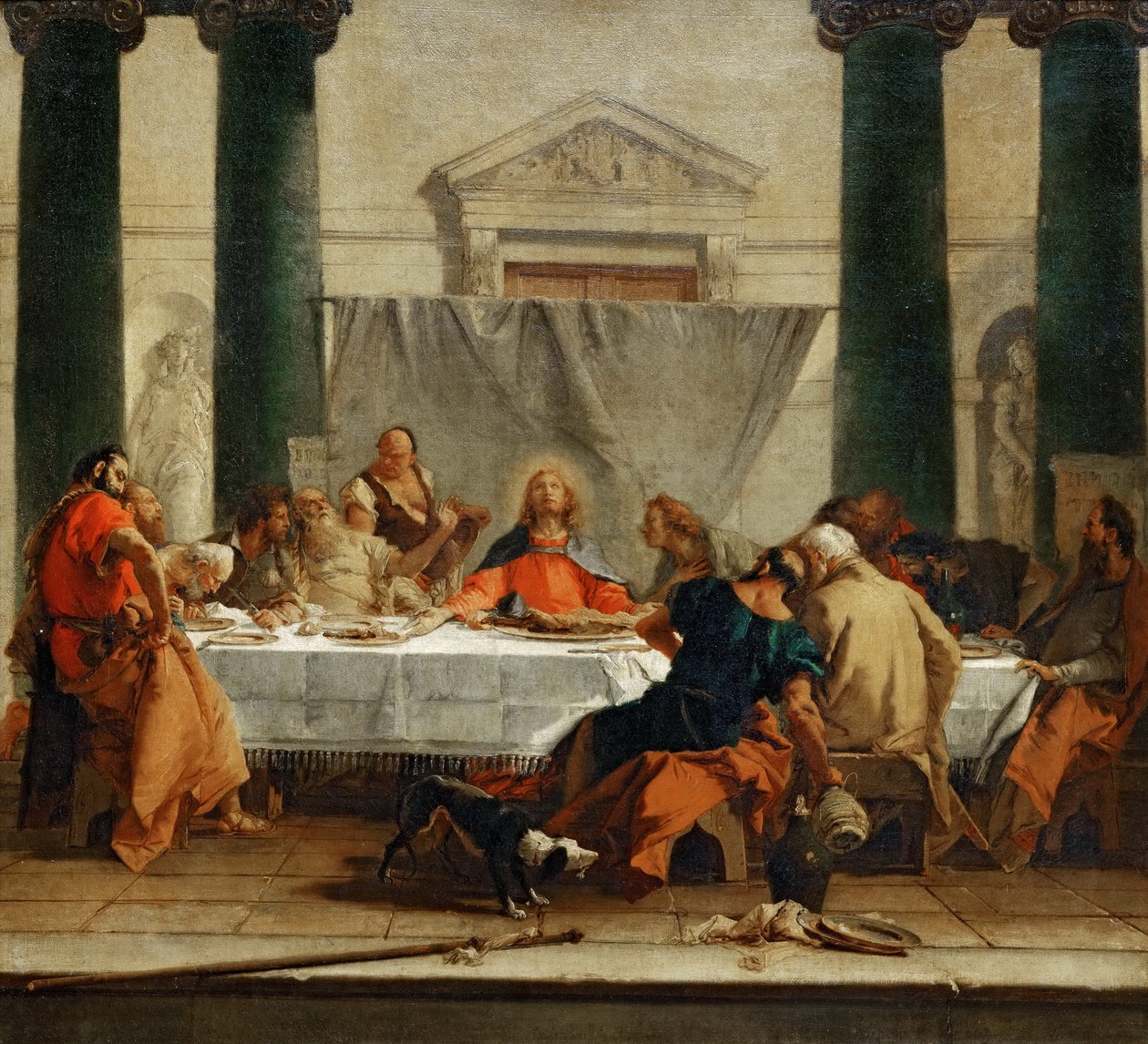 Viimeinen ehtoollinen tekijältä Giambattista Tiepolo