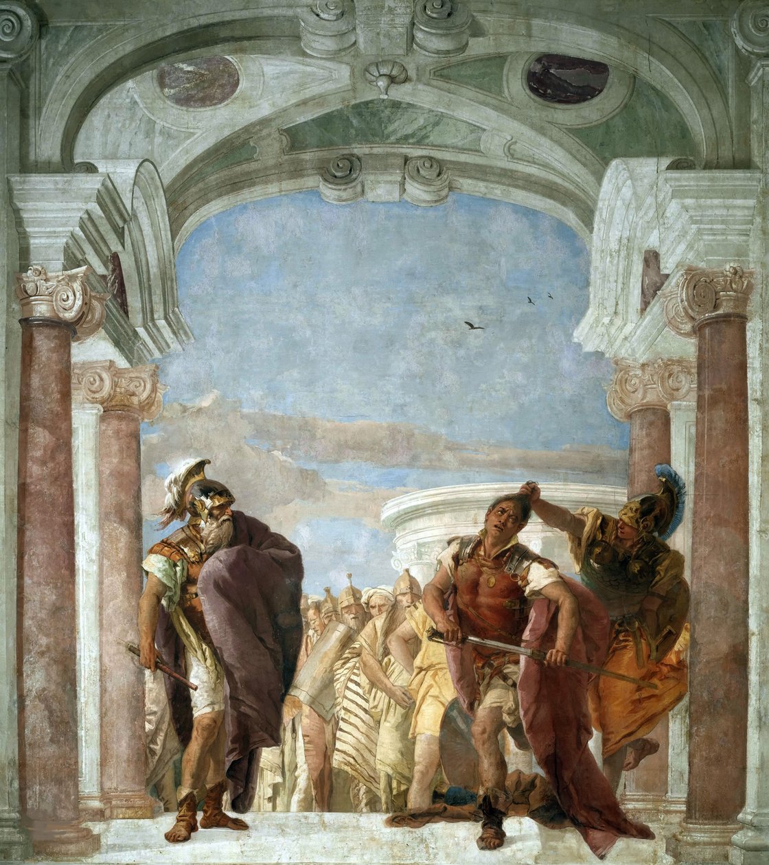 Akilleuksen raivo, 1757. tekijältä Giambattista Tiepolo