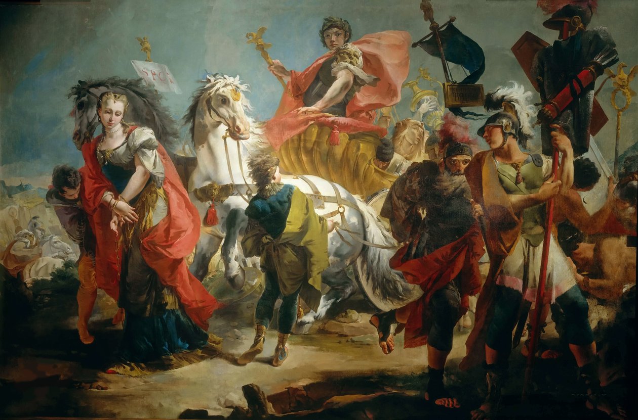 Aurelianuksen voitto. tekijältä Giambattista Tiepolo