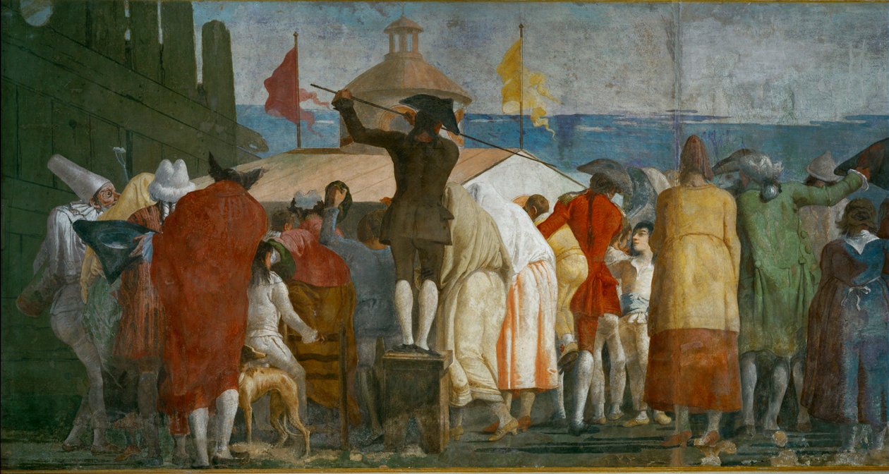 Uusi maailma tekijältä Giambattista & Tiepolo Giandomenico (1727-1804) Tiepolo
