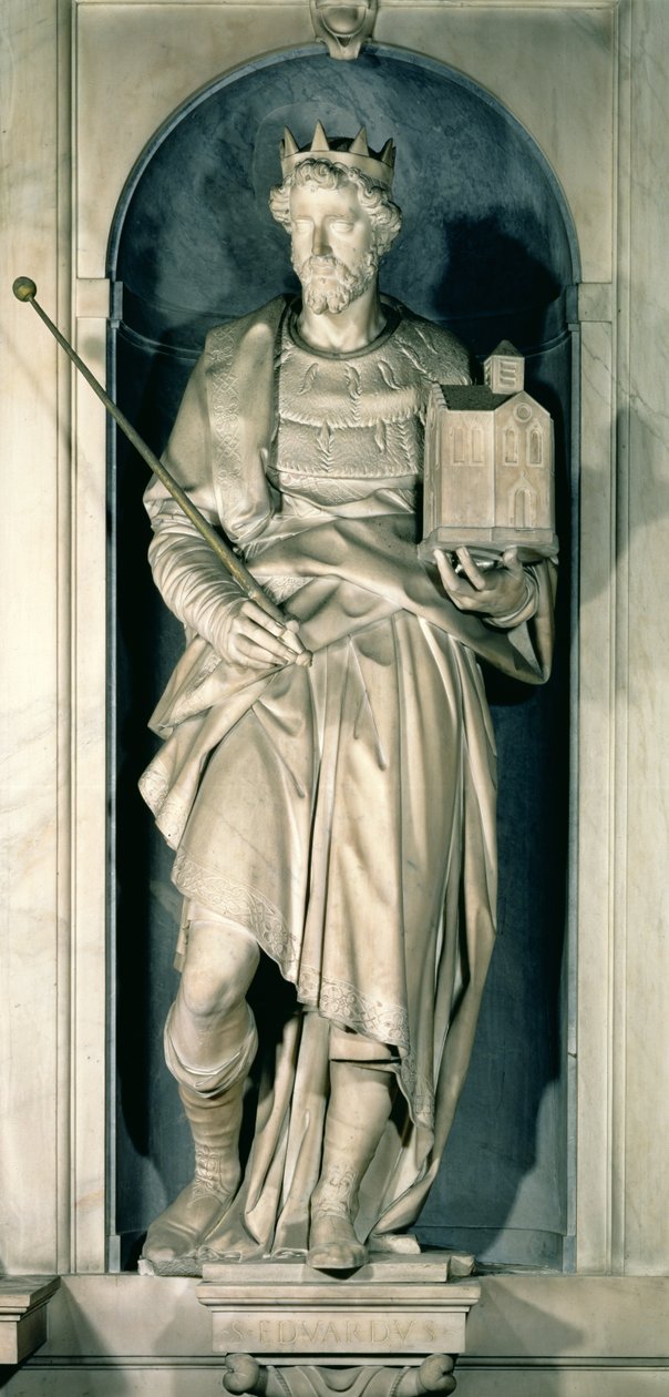 Edward Tunnustaja (n. 1003–1066) Salviati-kappelista (marmori) tekijältä Giambologna