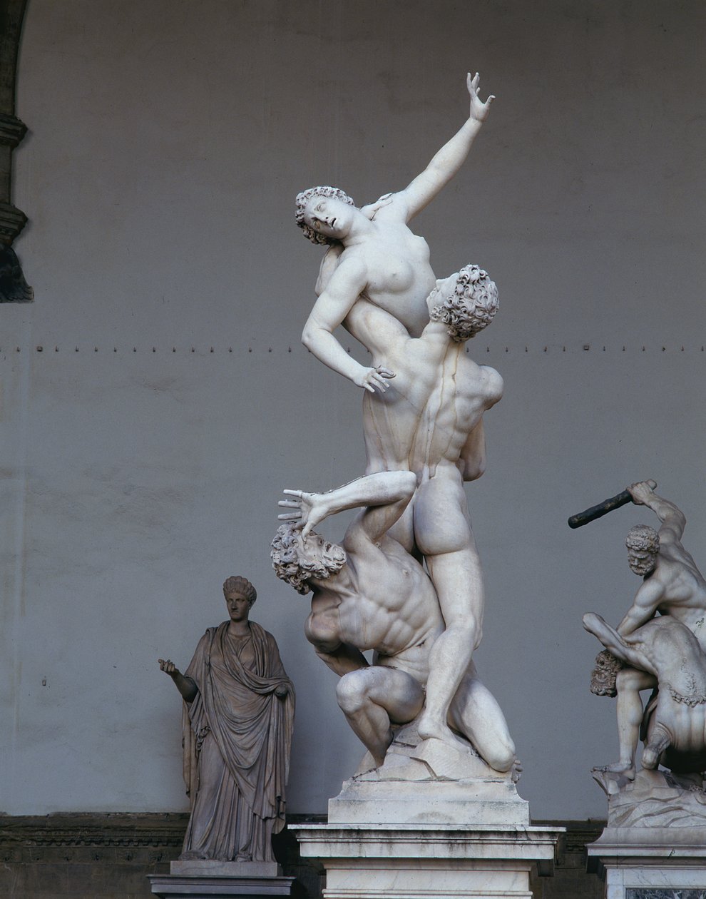 The Rape of the Sabine Woman, 1574-82 (marmori) (katso myös 359414) tekijältä Giambologna