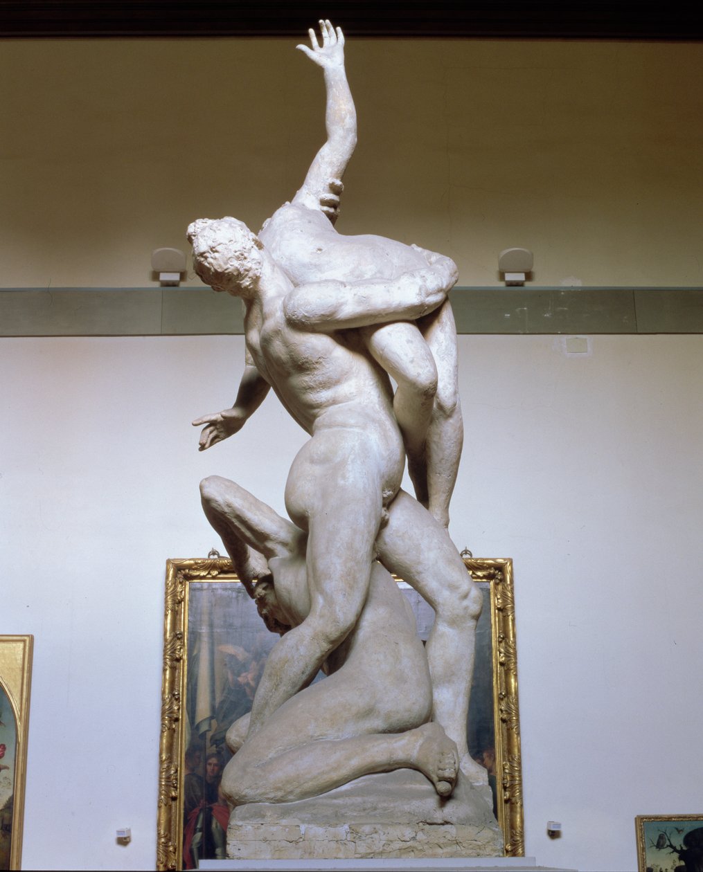 Saabiinan raiskaus, noin 1583 (kipsi) (ks. myös 80503) tekijältä Giambologna