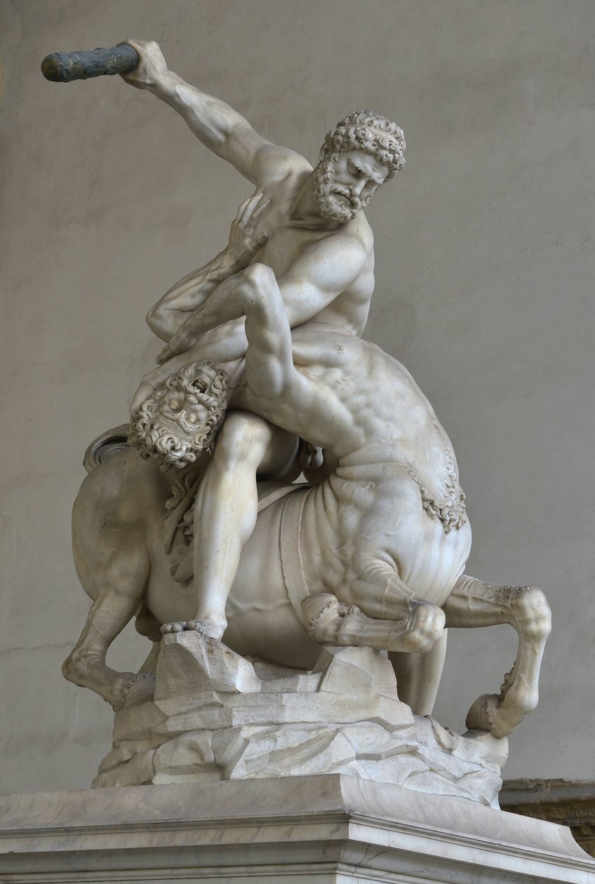 Hercules taistelussa kentauri Nessusta vastaan tekijältä (after) Giambologna