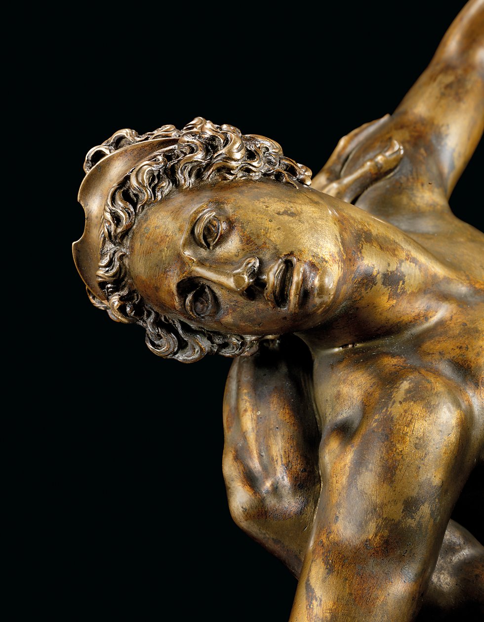 Pronssiryhmä The Rape of a Sabine, Firenze, n. 1587-1598 tekijältä Giambologna