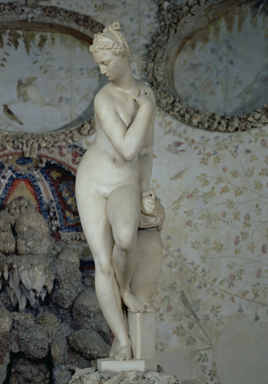 Venus astuu ulos kylpyltään, 1573 (marmori) tekijältä Giambologna