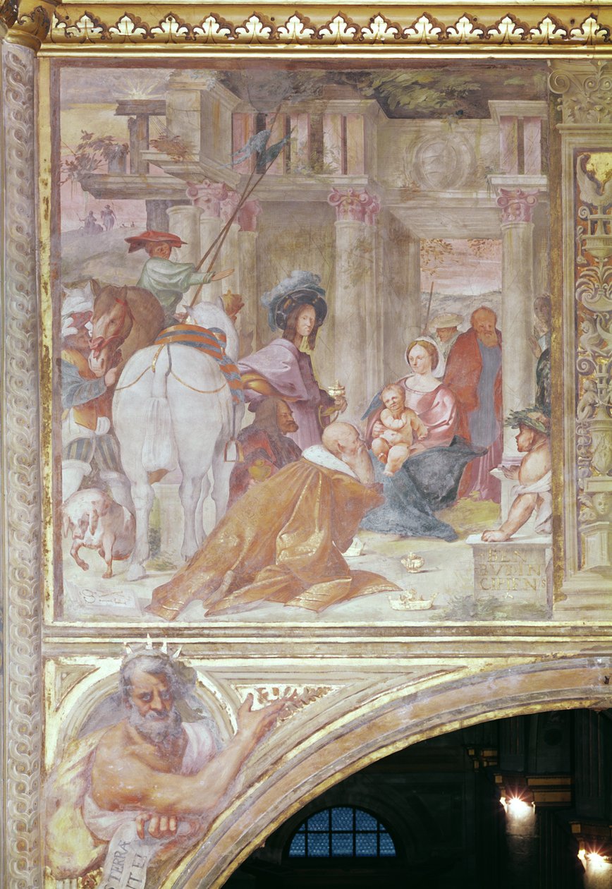 Maagien palvonta, 1515 tekijältä Gian Francesco Bembo