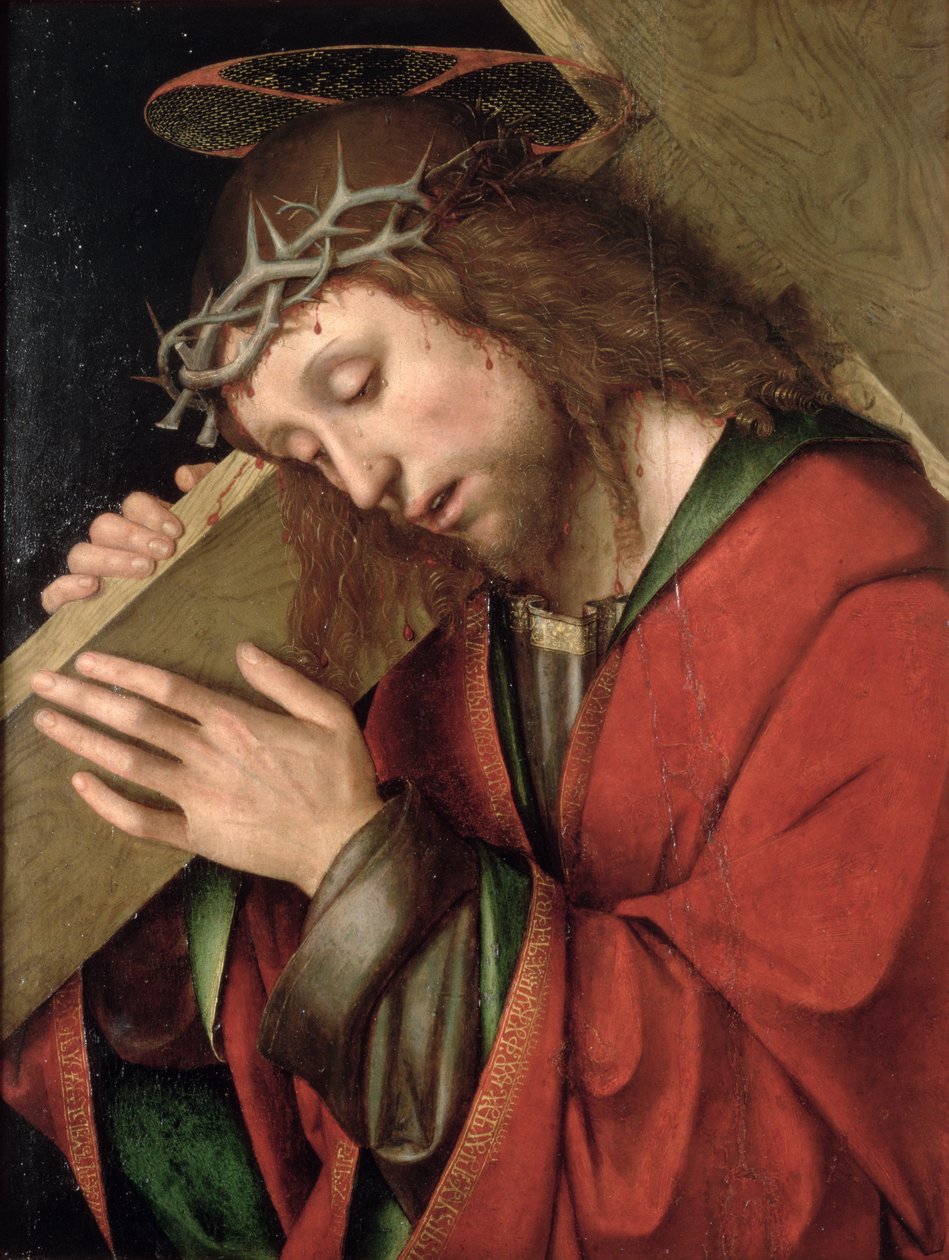 Kristus kantaa ristiä (paneeli) tekijältä Gian Francesco de