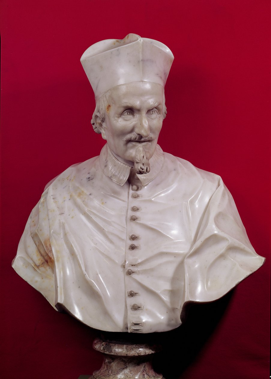 Kardinaali Francesco Barberinin rintakuva (marmori) tekijältä Gian Lorenzo Bernini