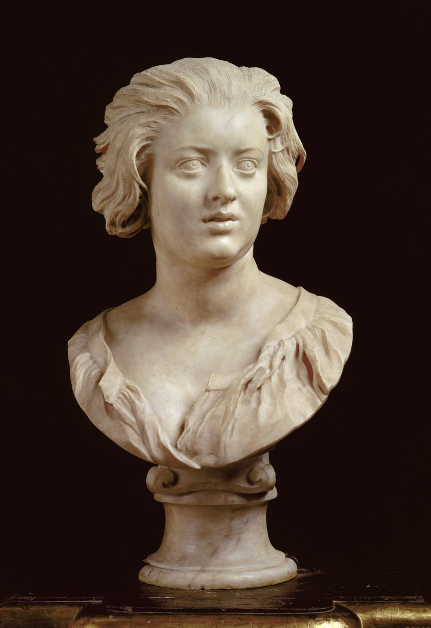 Costanza Bonarellin rintakuva (marmori) tekijältä Gian Lorenzo Bernini