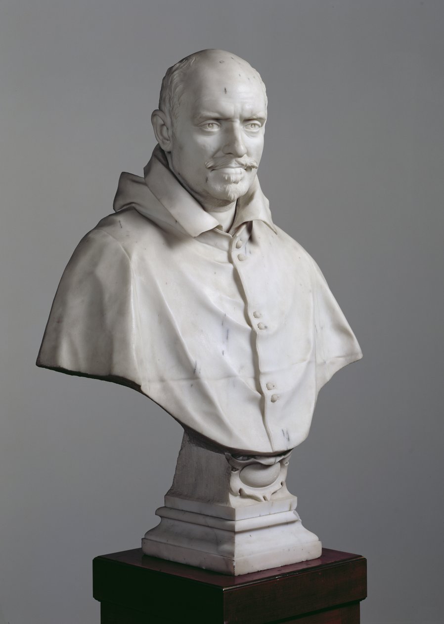 Alessandro Damasceni-Peretti-Montalton muotokuva, 1622-23 (marmori) (katso myös 149092, 149093 ja 149094) tekijältä Gian Lorenzo Bernini