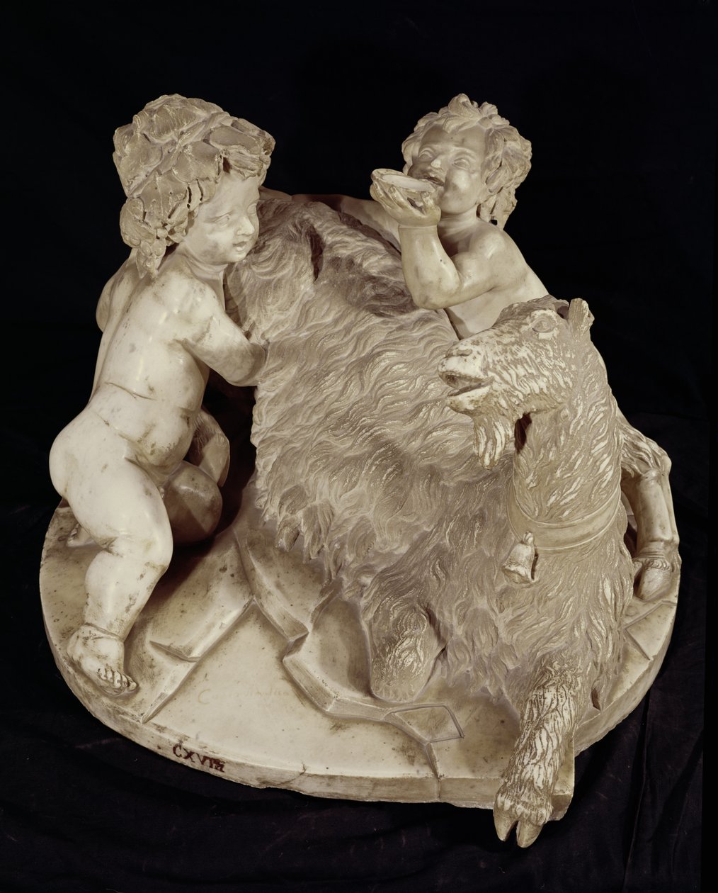 Vuohi Amalthea, noin 1615 (marmori) tekijältä Gian Lorenzo Bernini