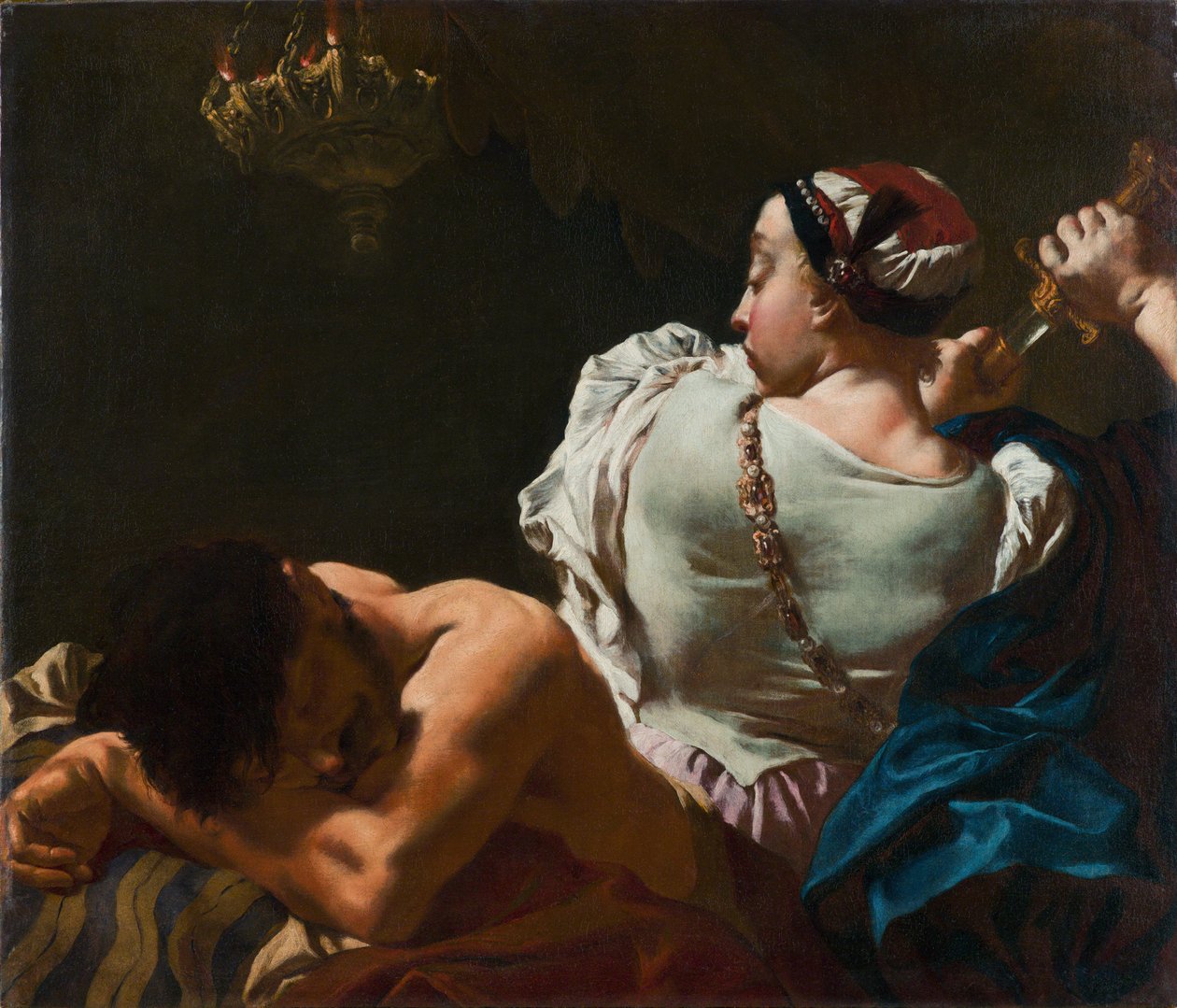 Judith Beheading Holofernes, 1700-luvun puoliväli.. tekijältä Gian Battista Piazzetta