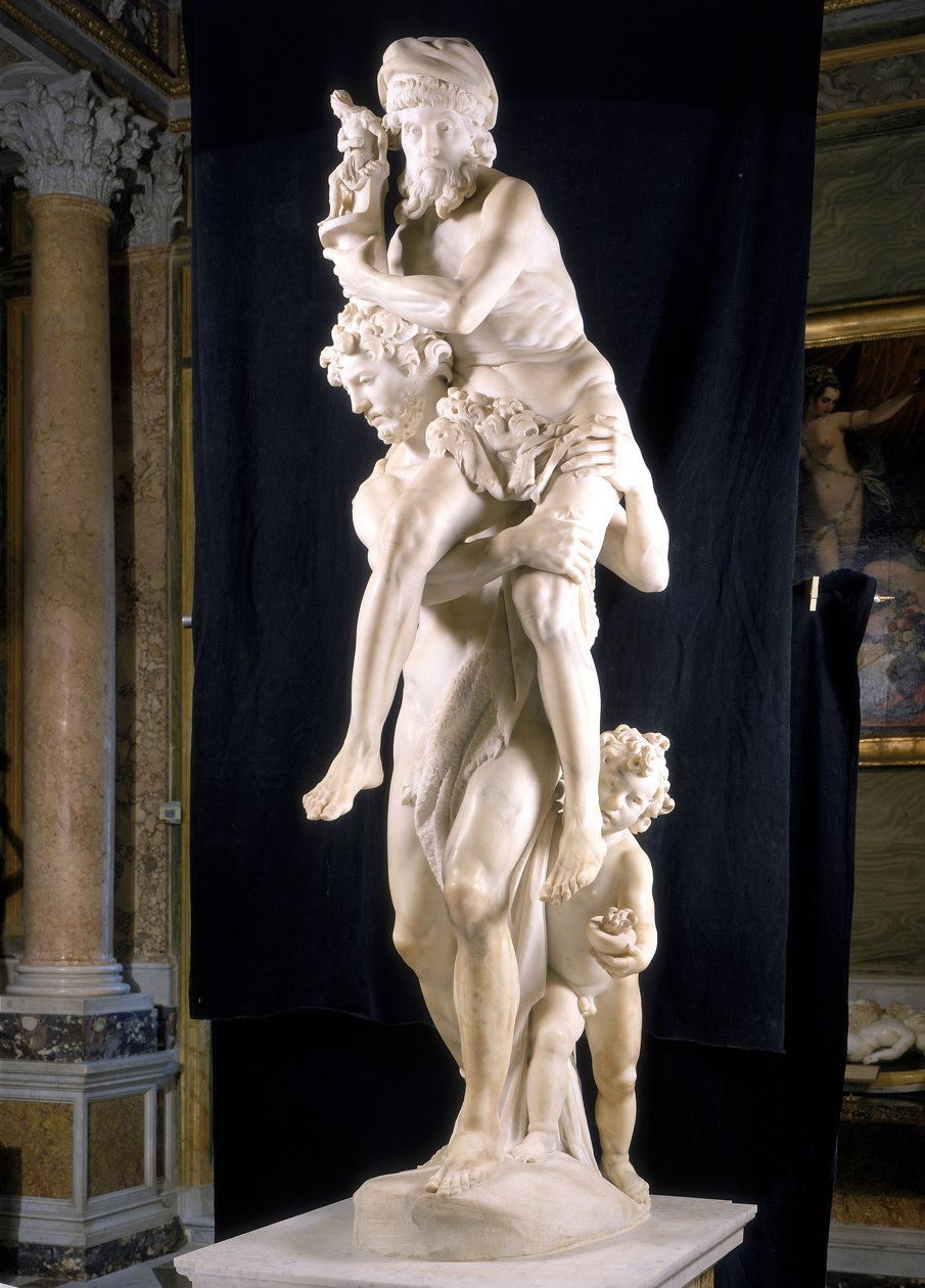Aeneas ja Anchises (marmori) (katso myös 277548 & 277549) tekijältä Gian Lorenzo Bernini
