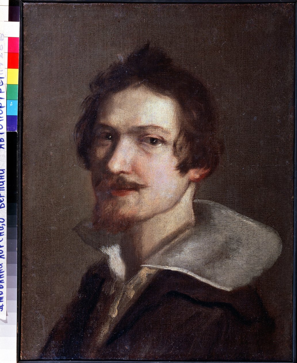 "Omamuotokuva" Gianlorenzo Berninin maalaus, joka tunnetaan nimellä Bernini (1598-1680), noin 1630 Serpukhov, valtion historian ja taiteen museo tekijältä Gian Lorenzo Bernini