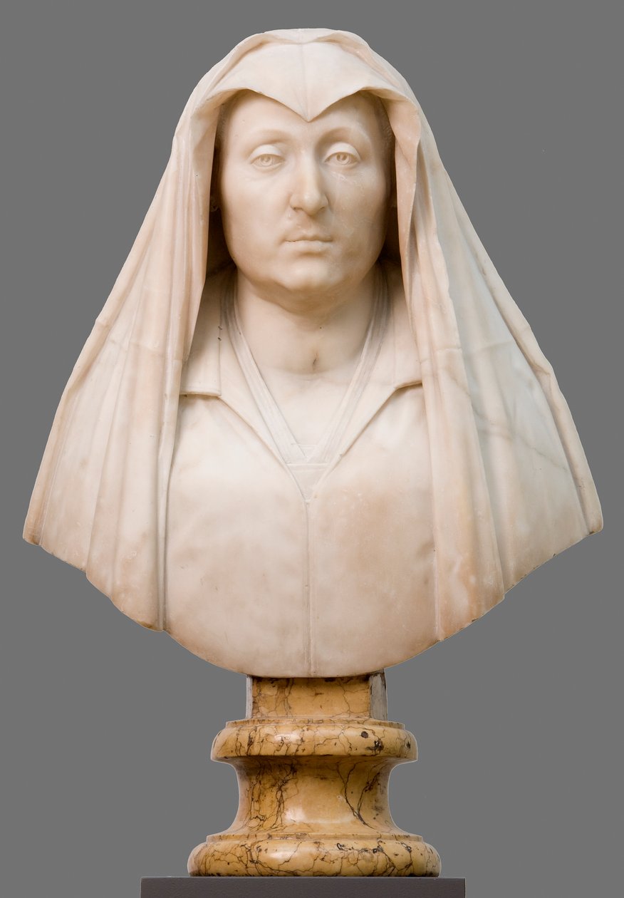 Camilla Barbadorin rintakuva. Paavi Urban VIII Barberinin äiti tekijältä Gian Lorenzo Bernini