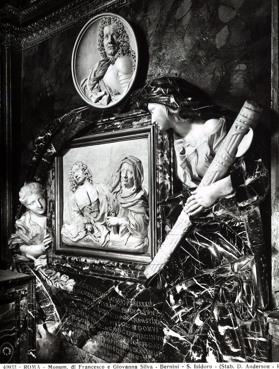 Gianlorenzo Berninin Francesco ja Giovanni Silvan muistomerkki, 1663 tekijältä Gian Lorenzo Bernini
