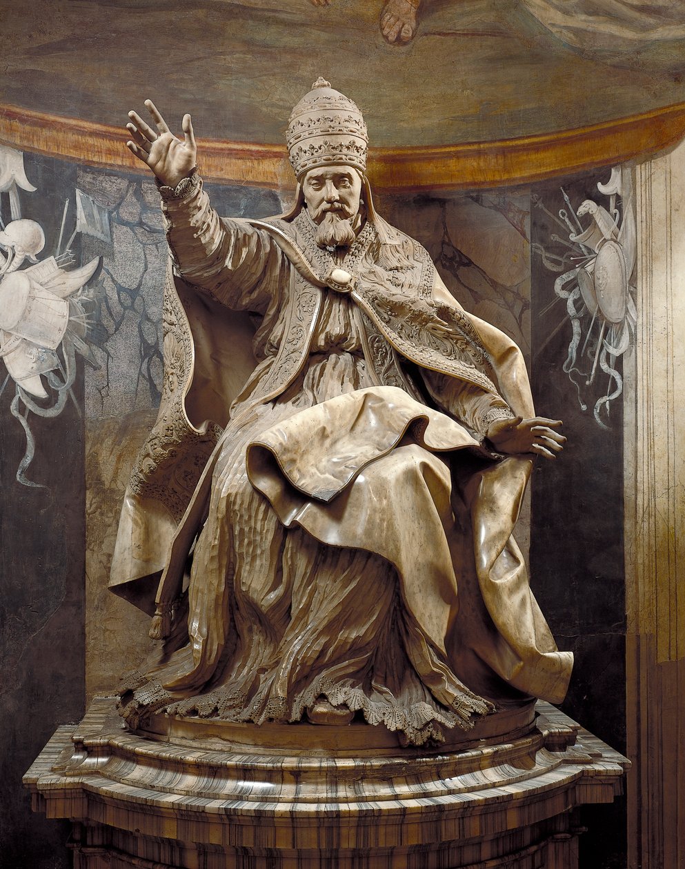 Paavi Urbanus VIII, kirjoittanut Gian Lorenzo Bernini (1598-1680) ja avustajat, marmori tekijältä Gian Lorenzo Bernini