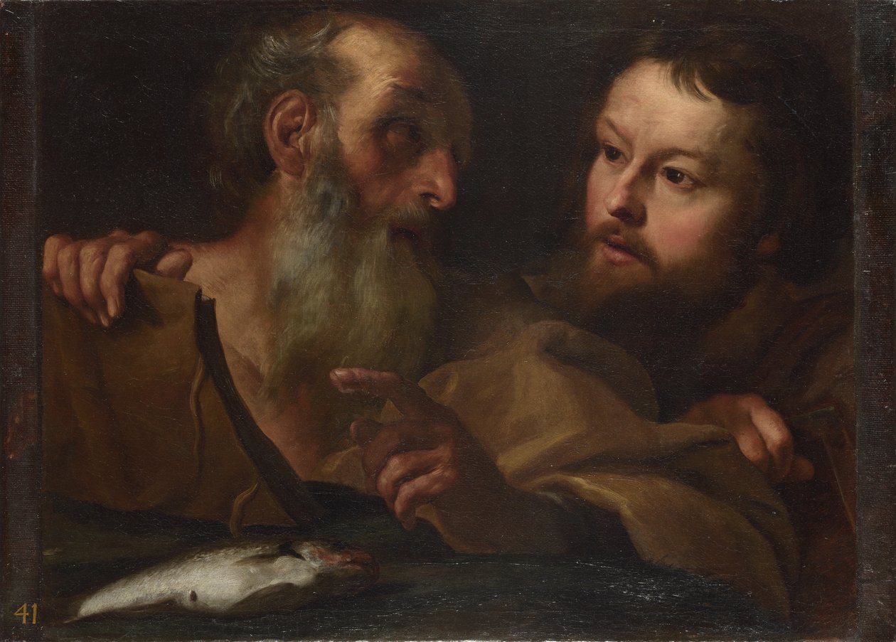 Pyhät Andreas ja Tuomas ennen vuotta 1627 tekijältä Gian Lorenzo Bernini