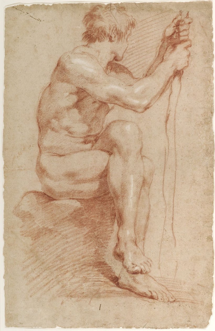 Istuva miesakti tekijältä Gian Lorenzo Bernini