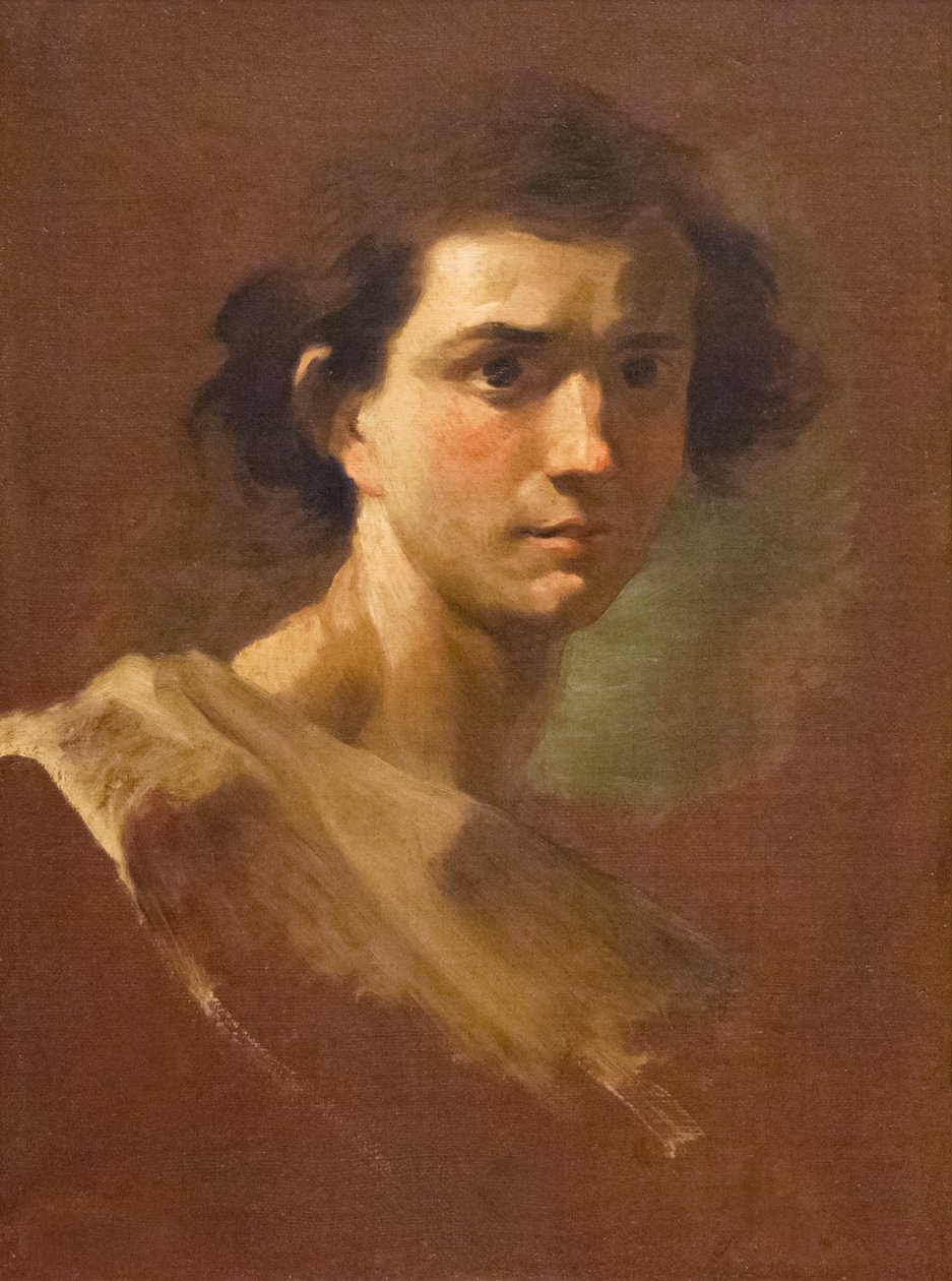 Omakuva nuorena miehenä (öljy kankaalle) tekijältä Gian Lorenzo Bernini