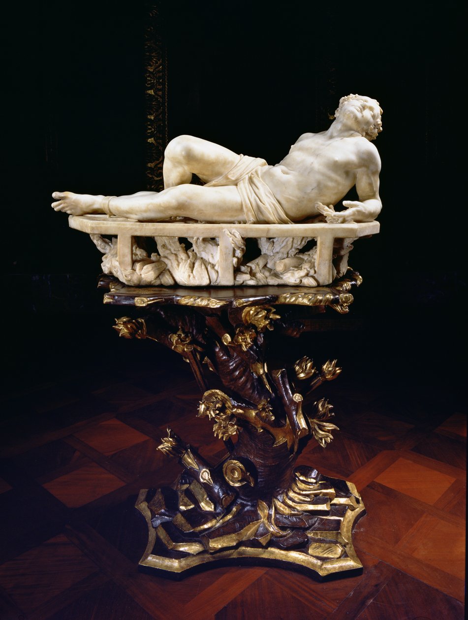 Pyhän Laurencen marttyyrikuolema, 1613 (marmori) tekijältä Gian Lorenzo Bernini
