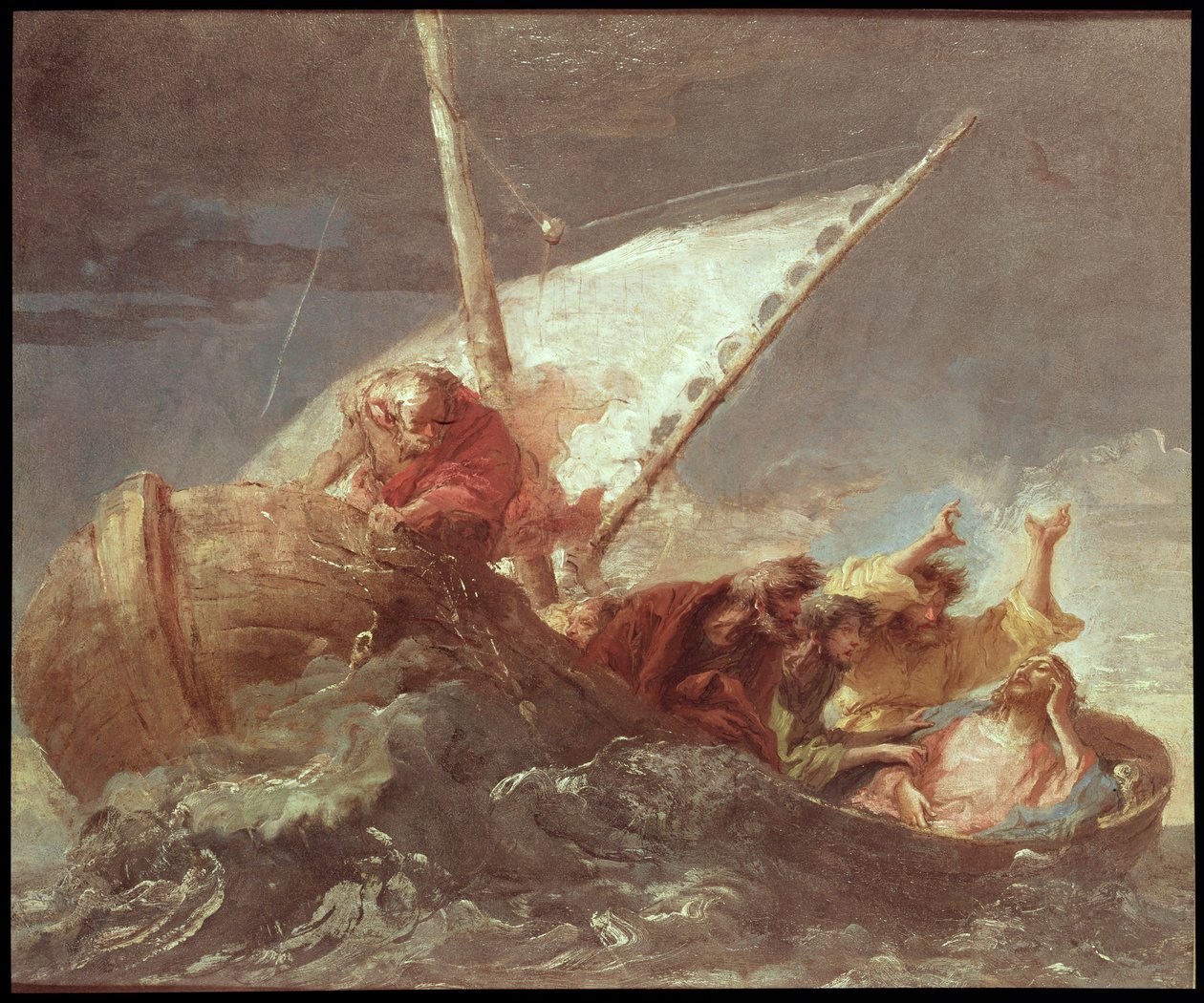 Kristus Tiberias-järvellä tekijältä Giovanni Domenico Tiepolo