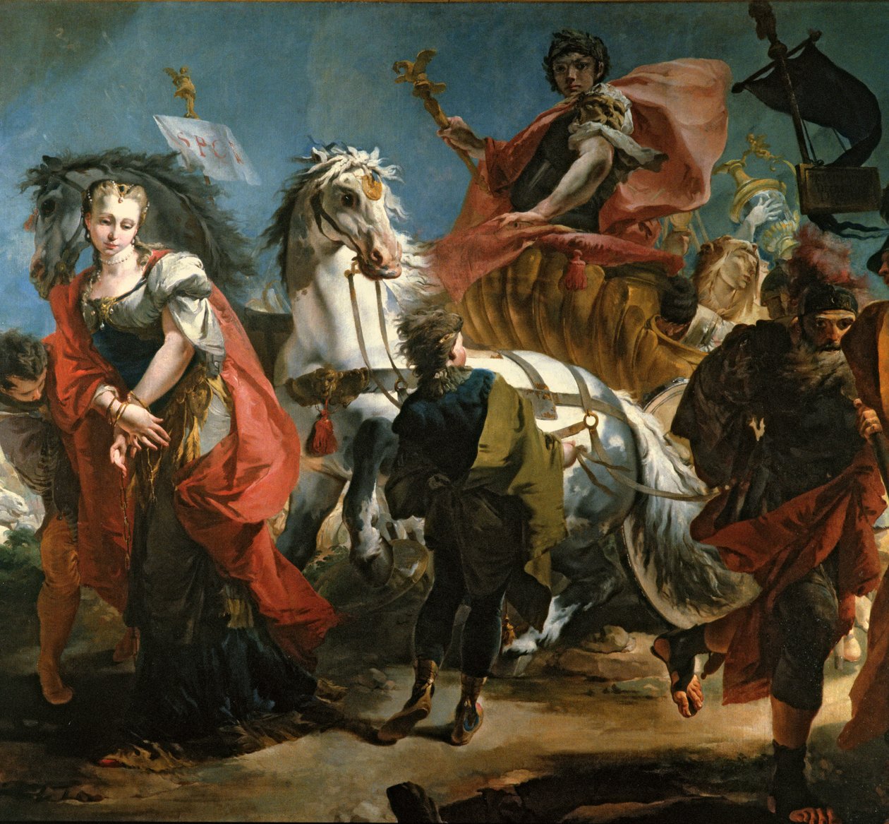 Marcus Aureliuksen voitto (121-180 jKr.) tekijältä Giovanni Domenico Tiepolo