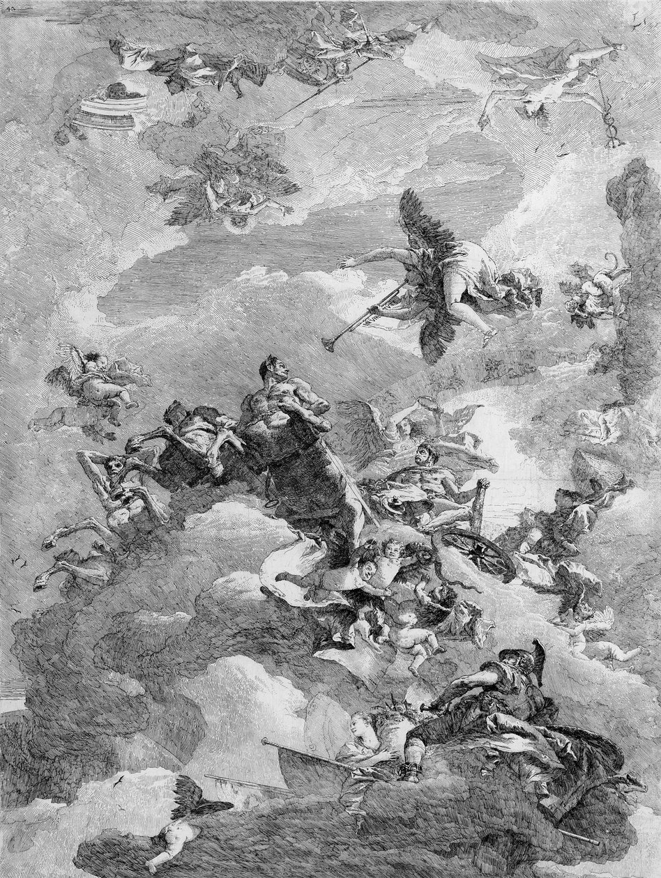 Herculesin voitto tekijältä Giovanni Domenico Tiepolo