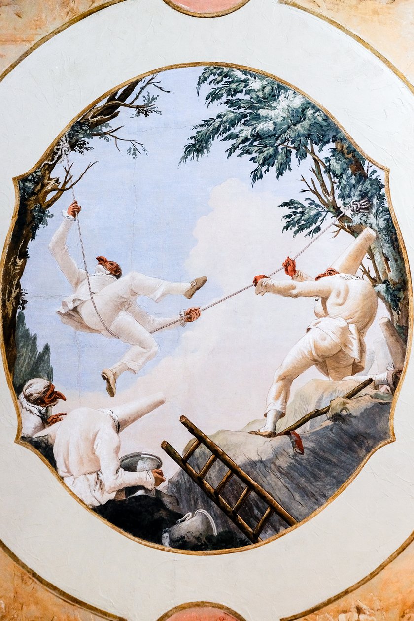 Escarpolette-peli tekijältä Giandomenico (1727-1804) Tiepolo