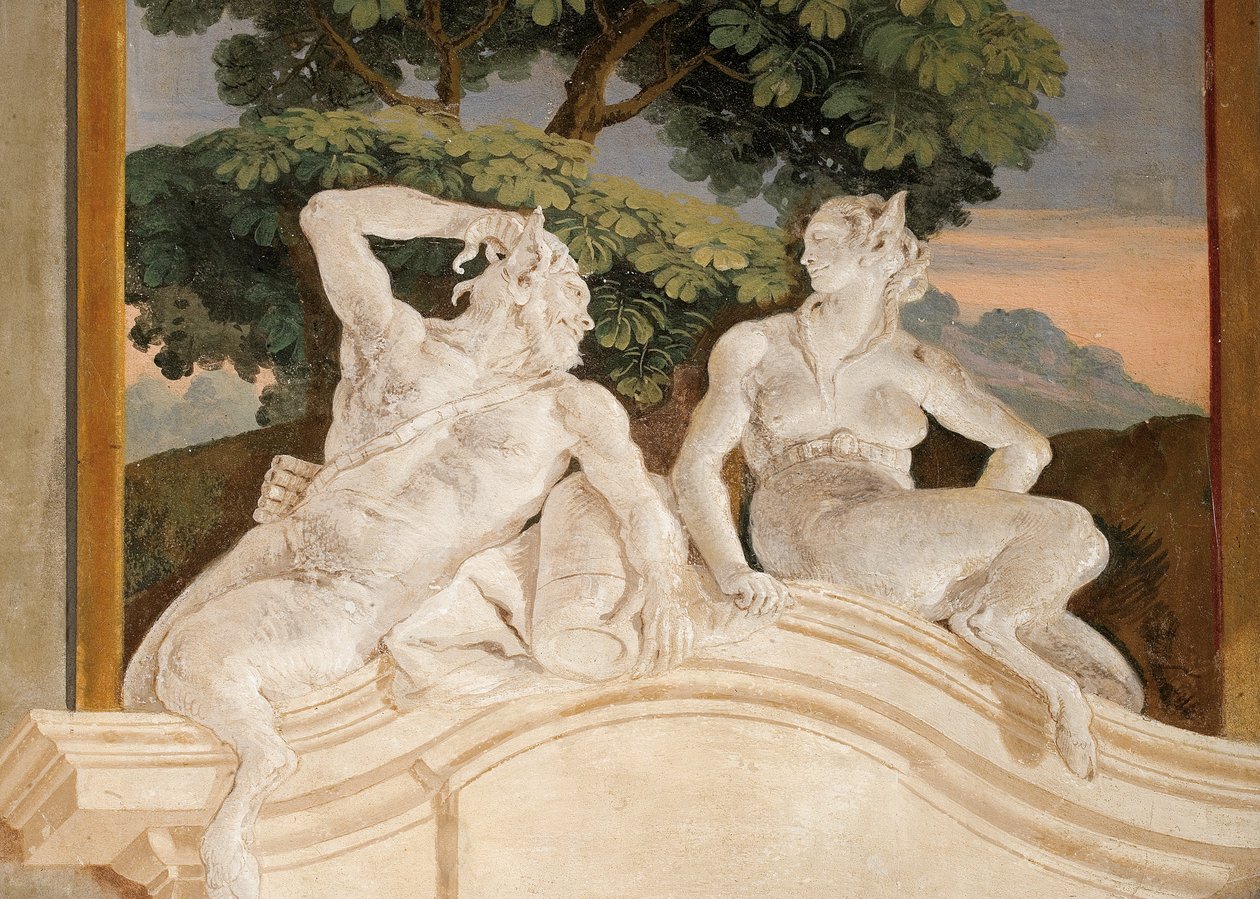 Fauns, 1757 tekijältä Giovanni Domenico Tiepolo