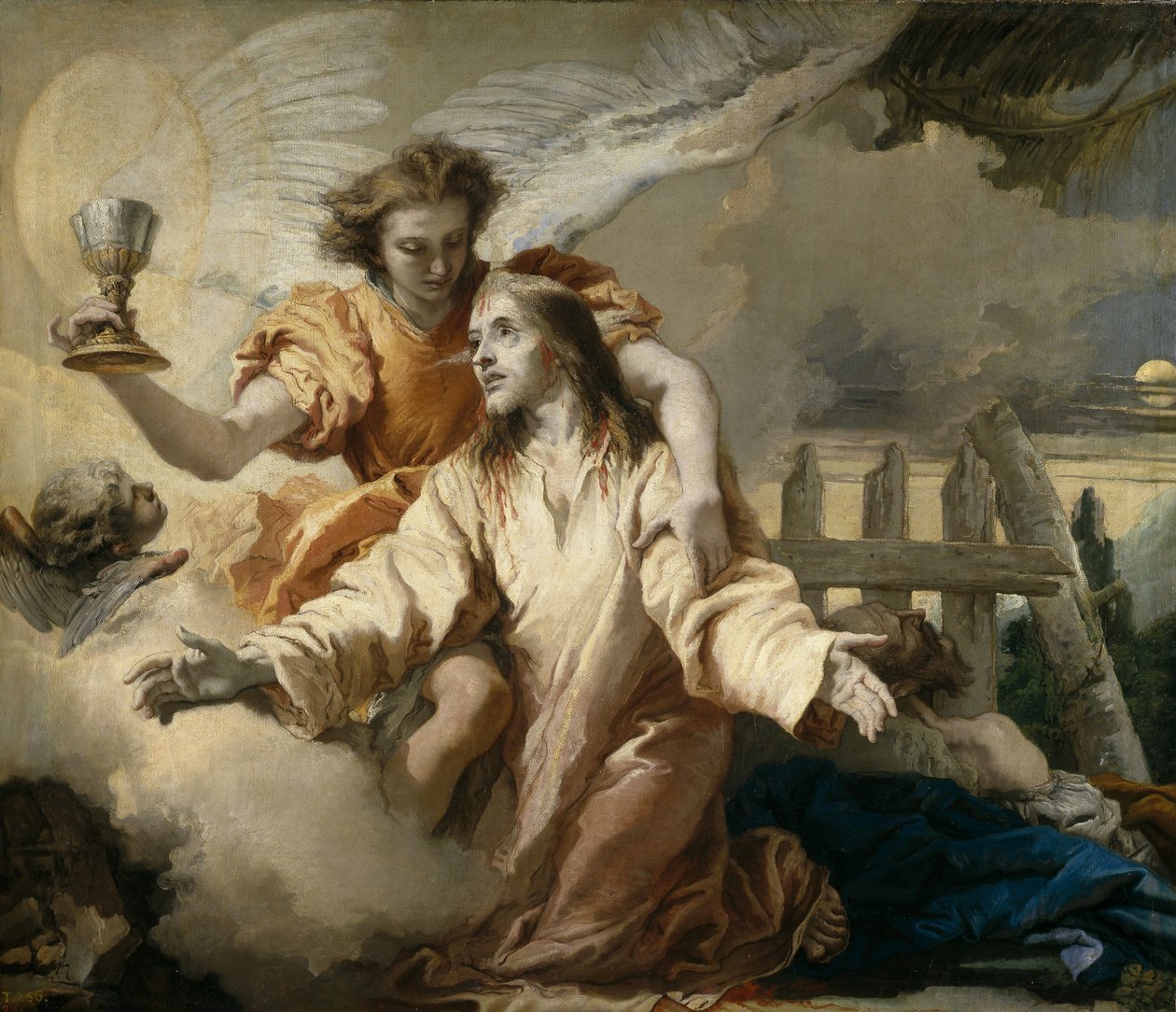 Agony in the Garden, 1772 tekijältä Giovanni Domenico Tiepolo
