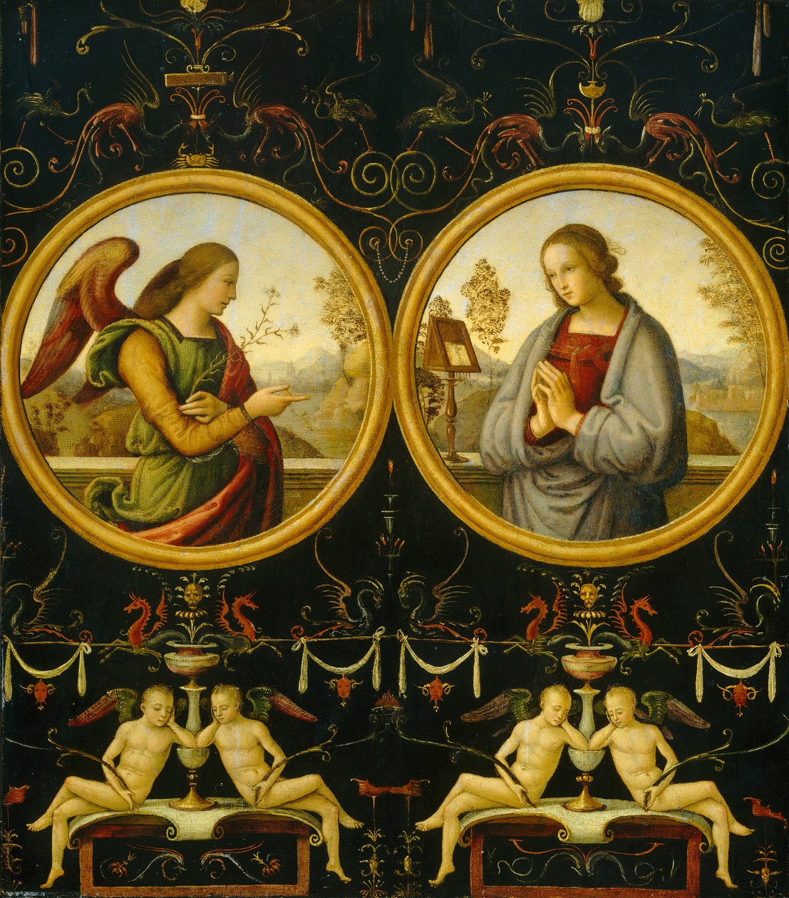 Ilmoitus, 15101515 tekijältä Giannicola di Paolo