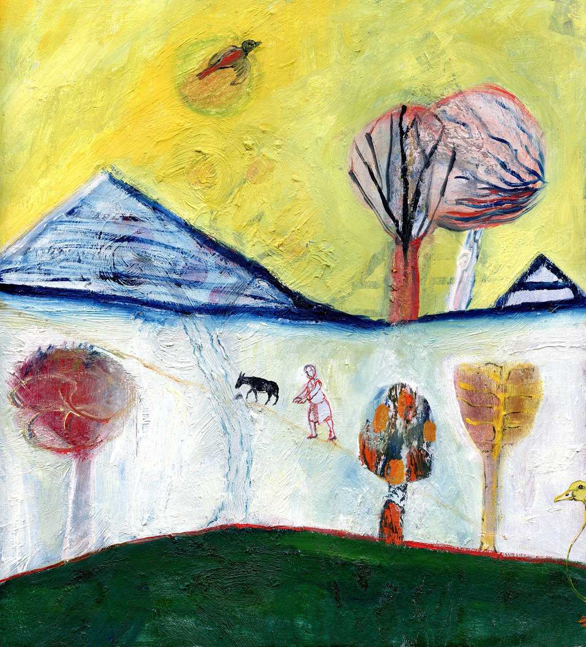 Ankkani, 2004, (öljy paperille) tekijältä Gigi Sudbury