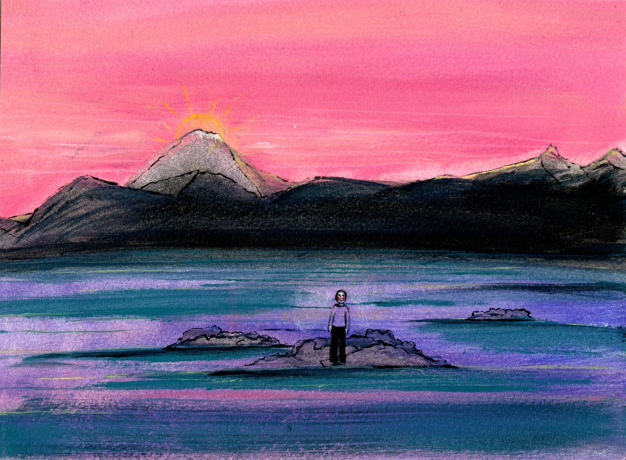 Study For A Sunset In A Foreign Land, 2004, tekijältä Gigi Sudbury