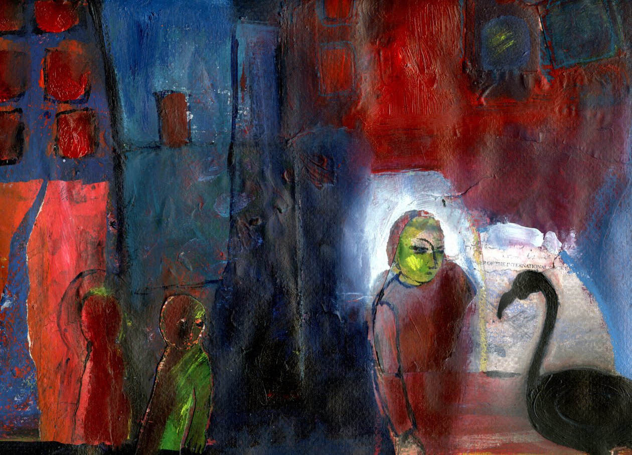 Black Flamingo, 2016, tekijältä Gigi Sudbury