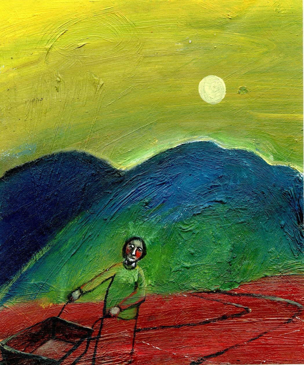Minulla oli kaikki mitä tarvitsin, 2003 (öljy paperille) tekijältä Gigi Sudbury