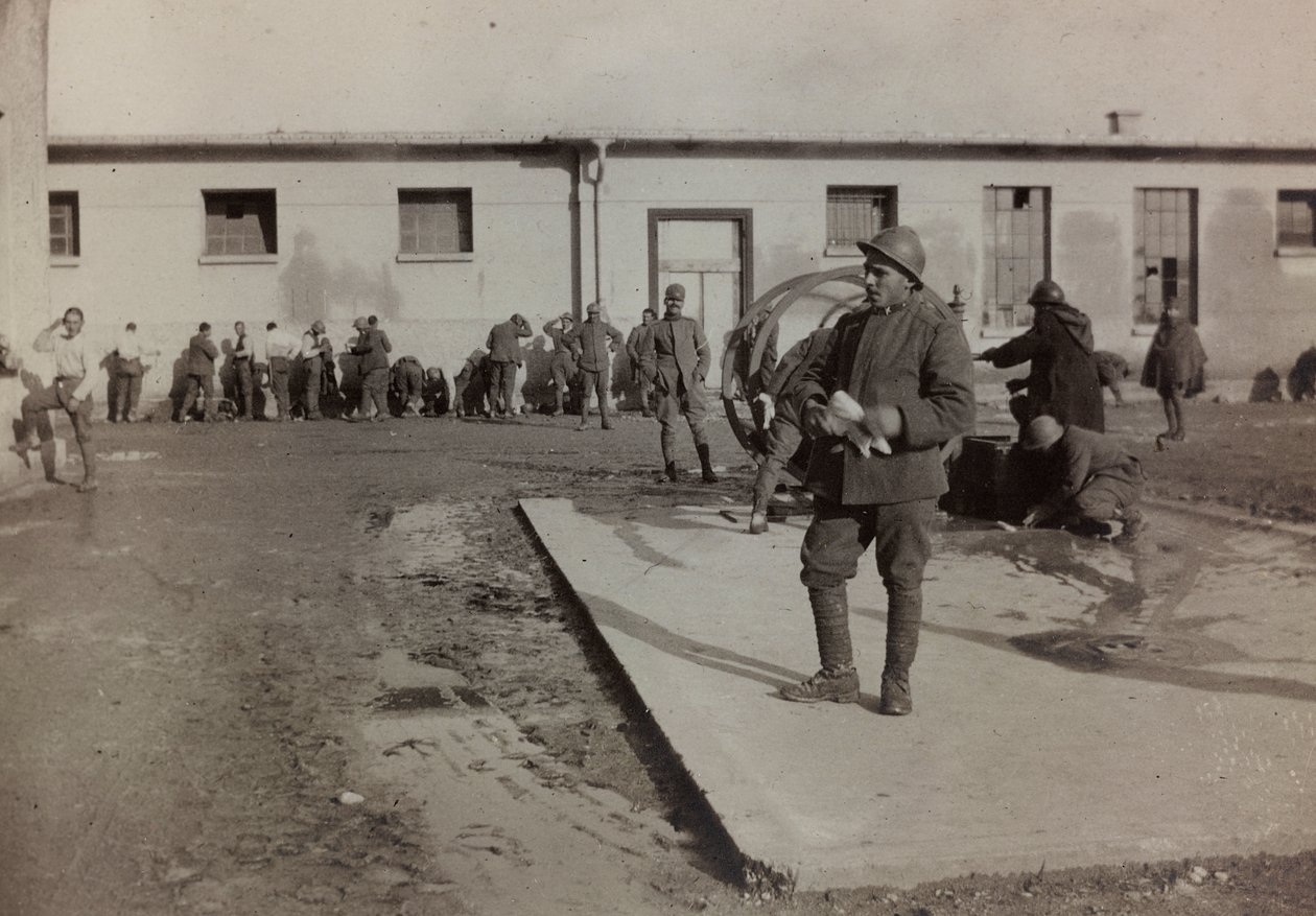 Albumi "Pictures of War II": italialaiset sotilaat Gradisca Sagradossa, Goriziassa, Italiassa (m/v kuva) tekijältä Gigliucci Gigliucci